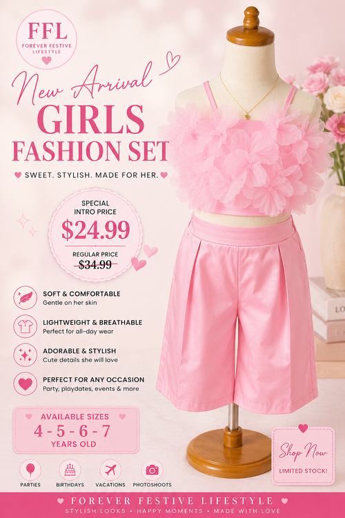 Blossom Girls Fashion Set